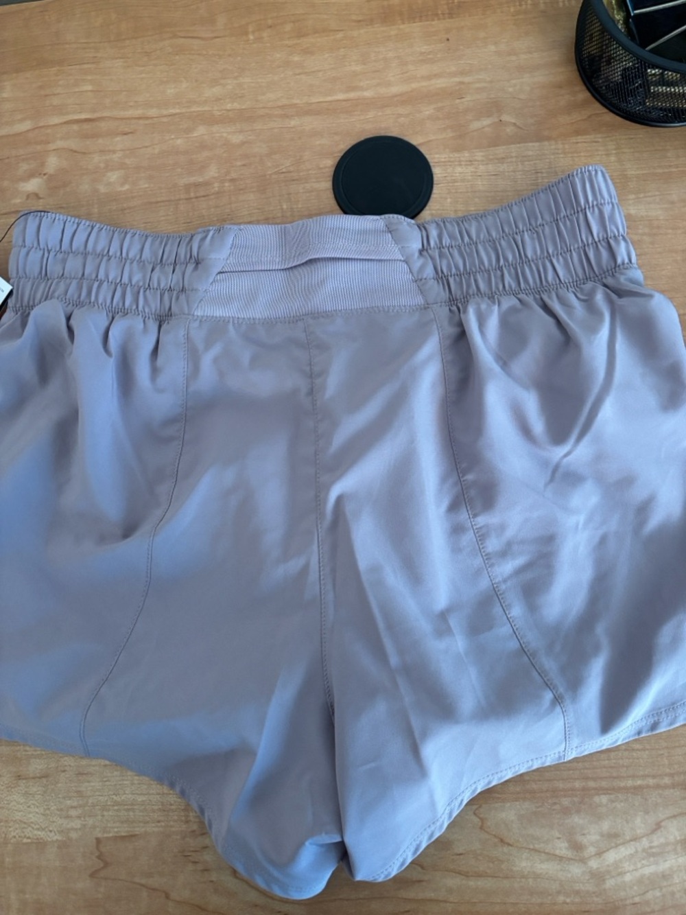 Nike Women's Lavender Athletic Running Shorts - Picture 5 of 5